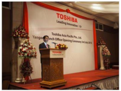  :: Mr. Otani, the Corporate Representative-Asia of Toshiba