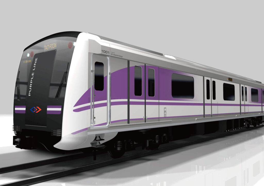 Purple Line Project in Bangkok Starts Delivery of Rolling Stock from Japan