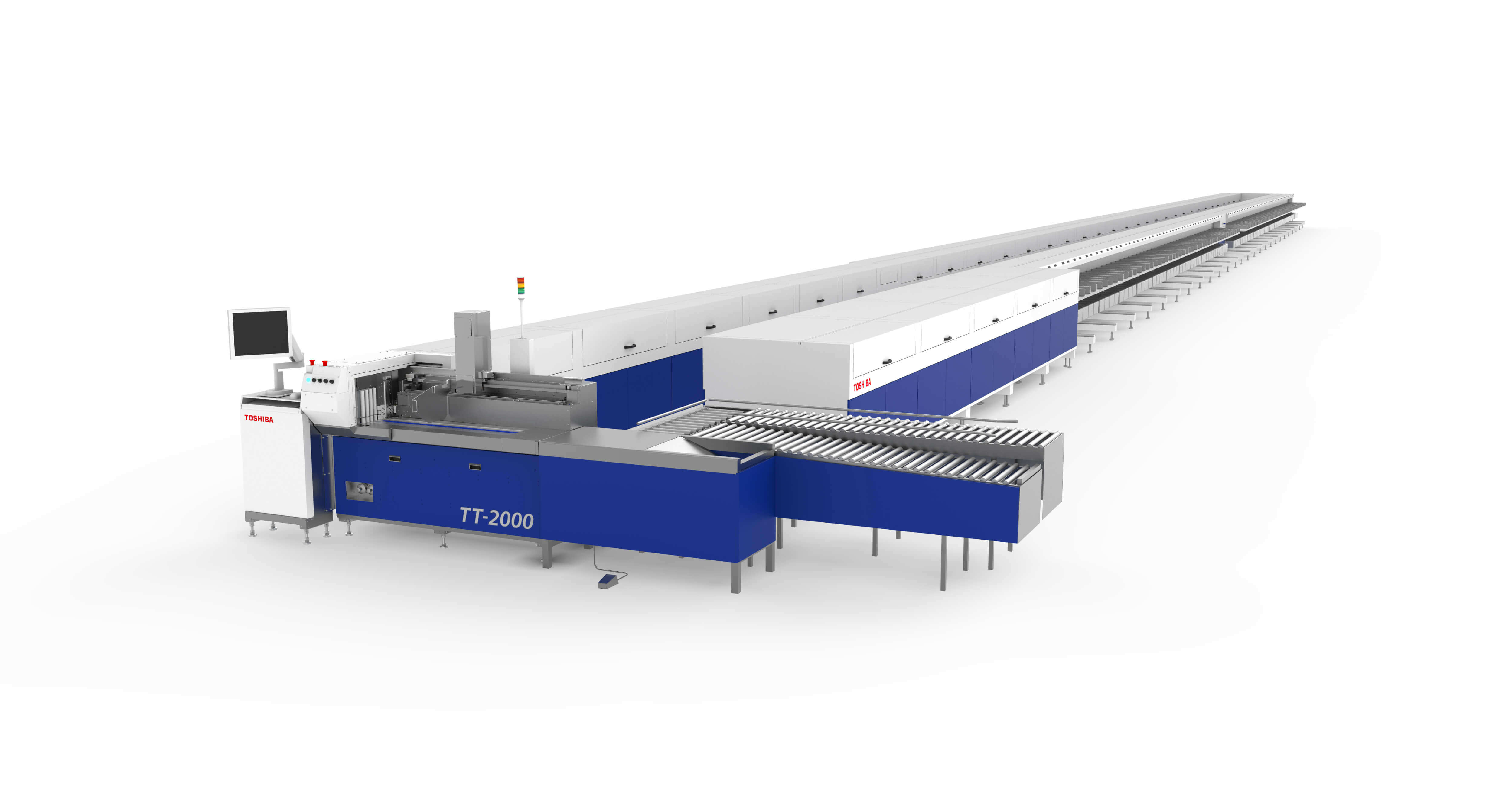 Toshiba's latest OCR Flats and Letter Sorting Machine(TT-2000)