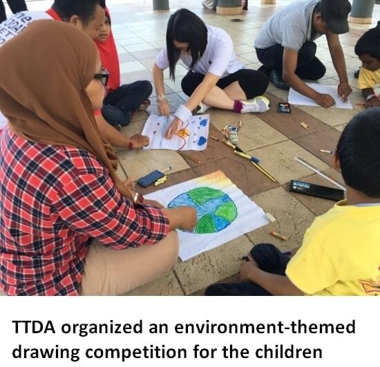TTDA organized an environment-themed drawing competition for the children