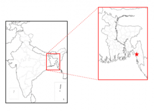 Map of Matarbari Region