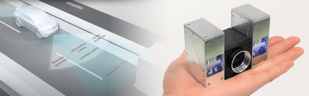 Toshiba’s LiDAR with two newly developed projectors