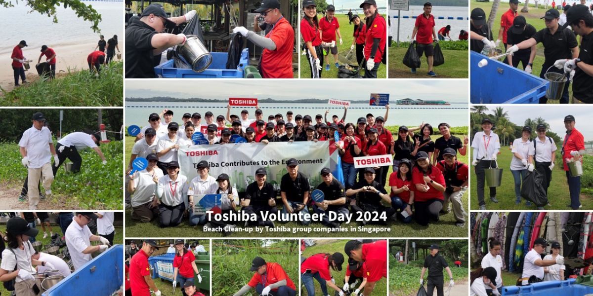 Toshiba Volunteer Day 2024 making a difference for a sustainable future