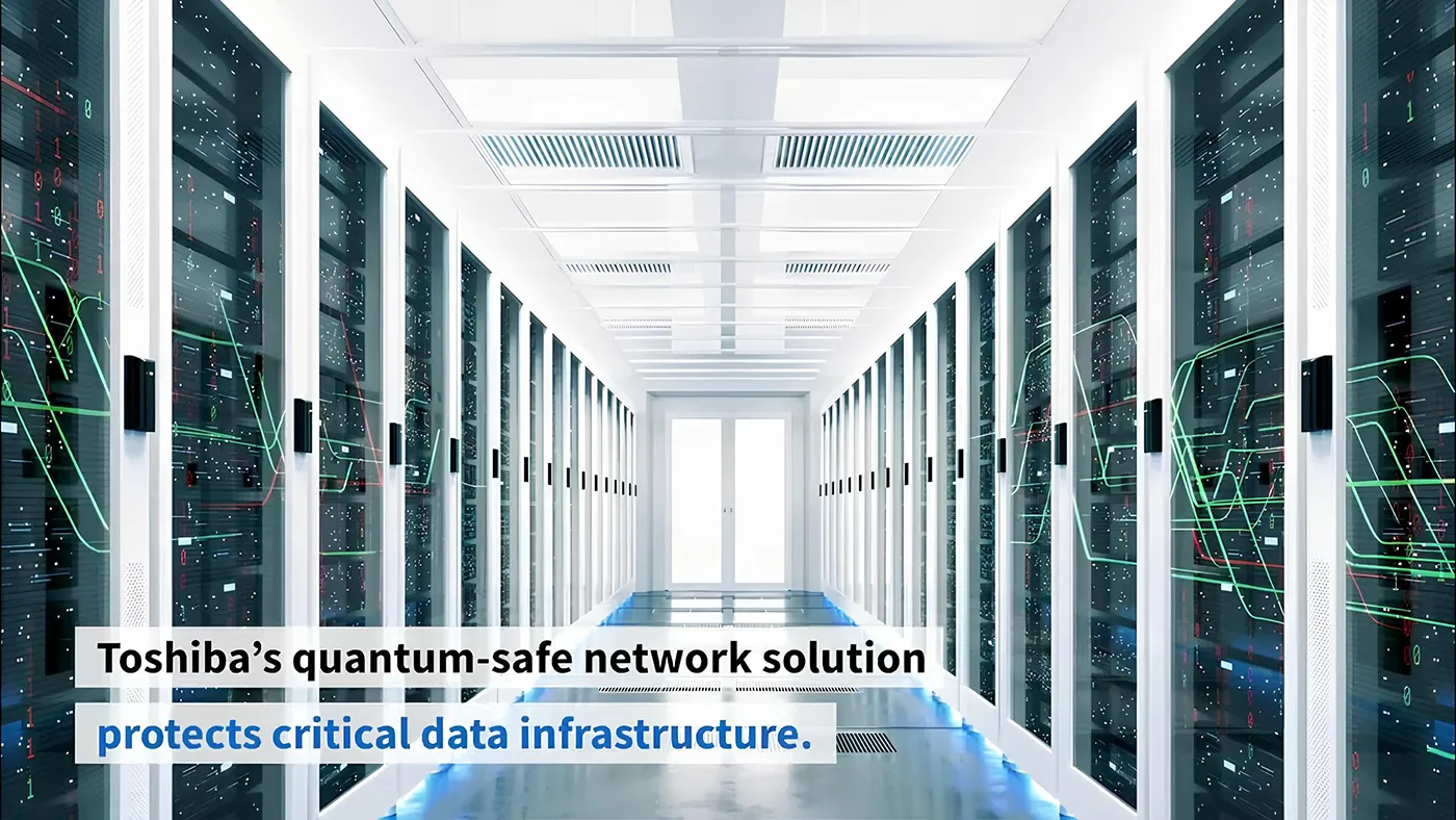 Toshiba's quantum-safe network solution protects critical data infrastructure