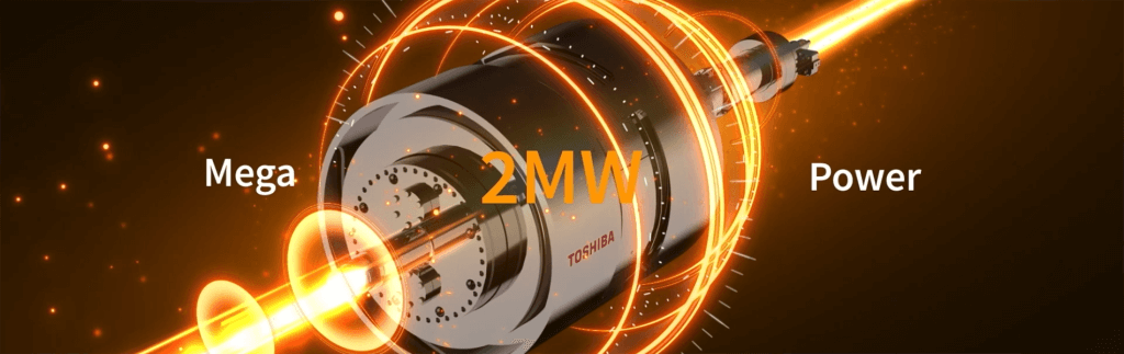 2MW mega power Toshiba superconducting motor