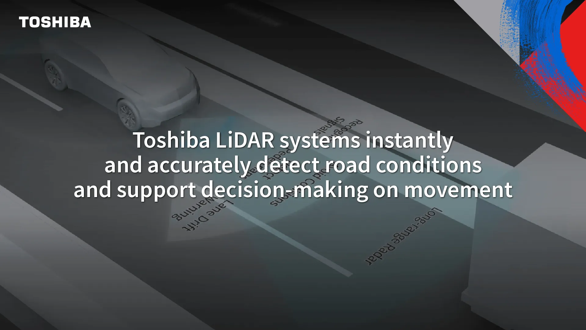 Toshiba LiDAR system