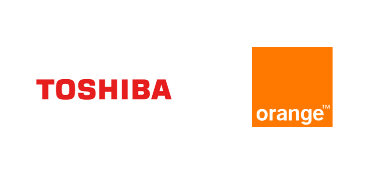 Orange Business and Toshiba logo
