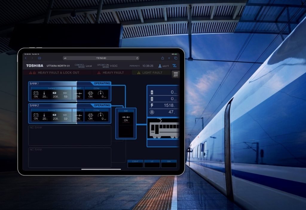 Traction energy storage system for railway with SCiB™