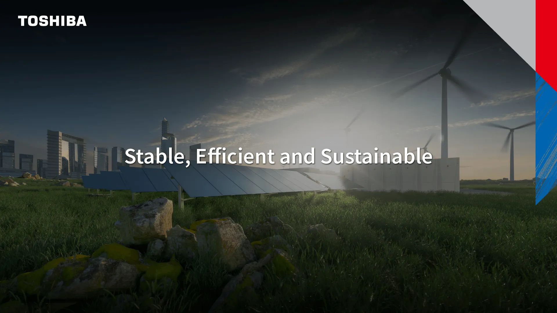 Stable, efficient and sustainable