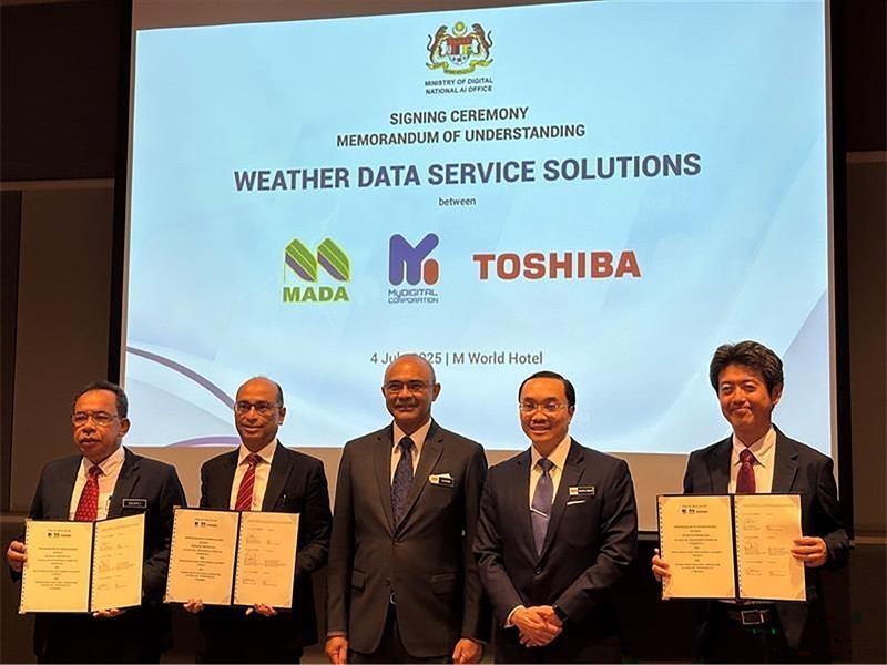 Toshiba Signs MOU to Explore Use of Weather Data Service in Malaysia’s Smart Farming Flagship Project