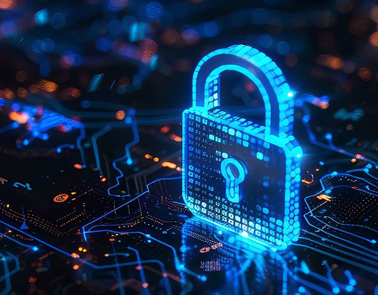 Quantum key distribution securing sensitive information